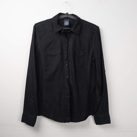 Black Button-Up Shirt