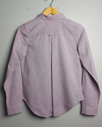 Giordano Purple Oxford Shirt