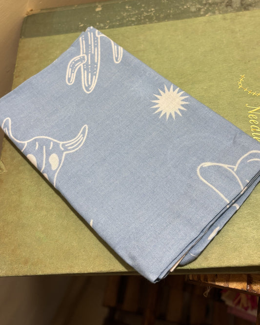 Blue Desert Western Bandana