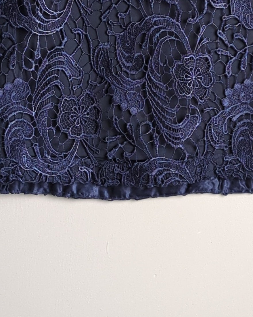 Forever 21 Blue Lace Skirt