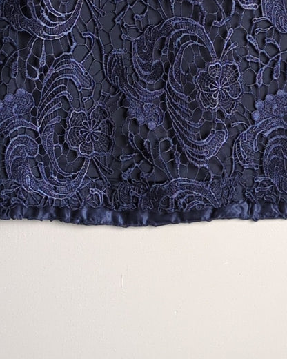 Forever 21 Blue Lace Skirt