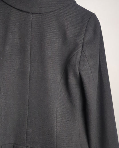 Nine West Black Woolen Coat