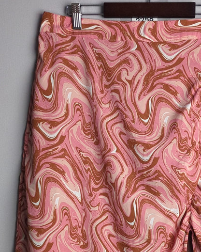 Marie Claire Pink Midi Skirt
