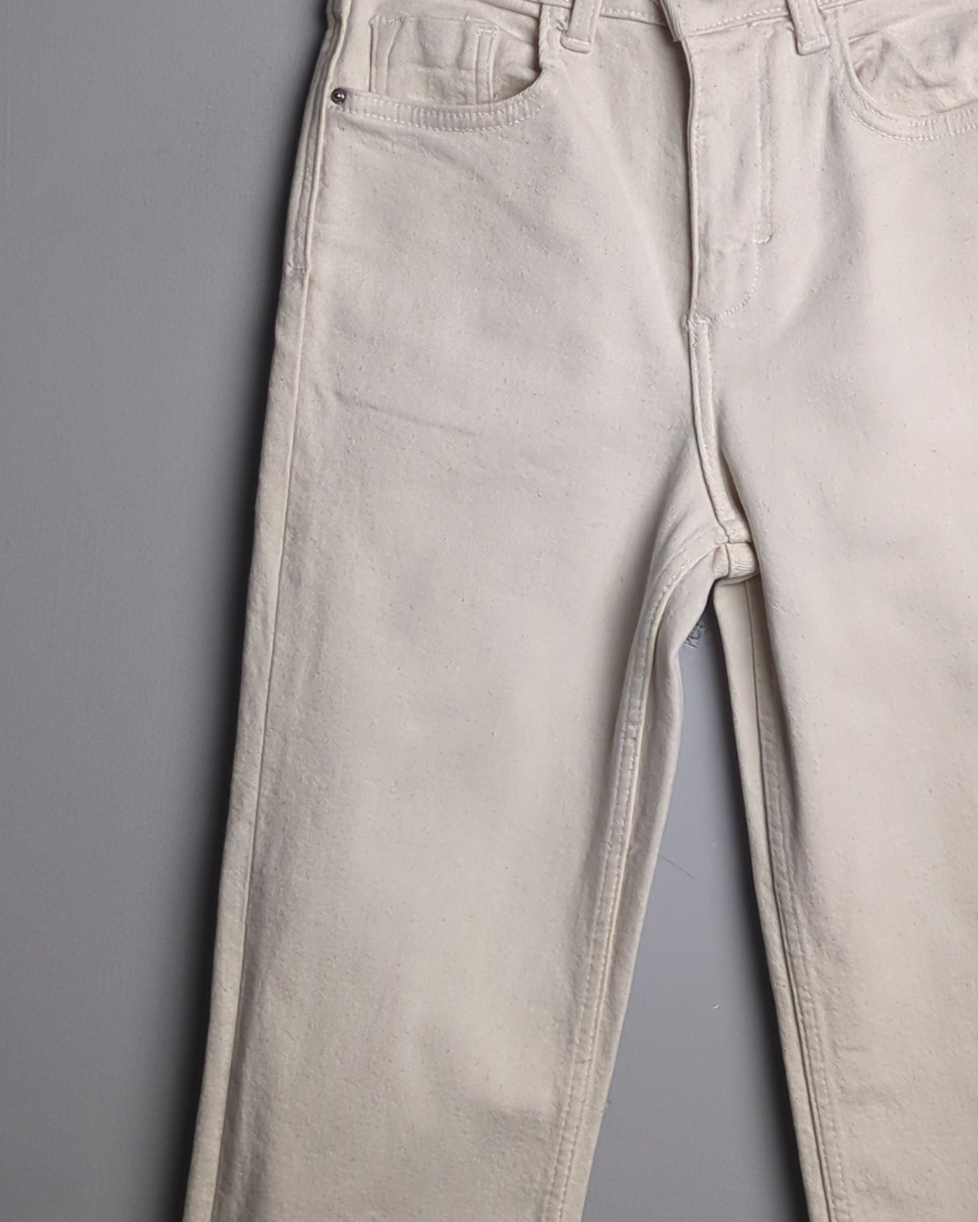 Zara Beige Denim Jeans