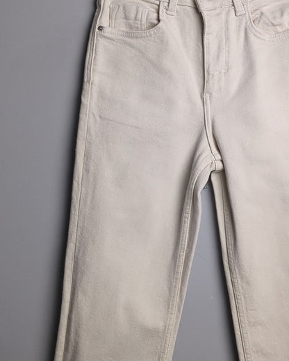 Zara Beige Denim Jeans