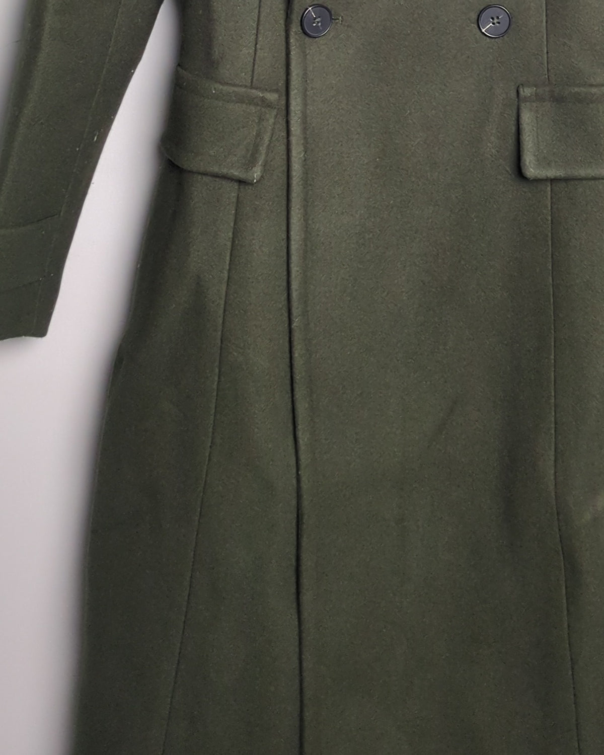 Forever New Green Woolen Coat