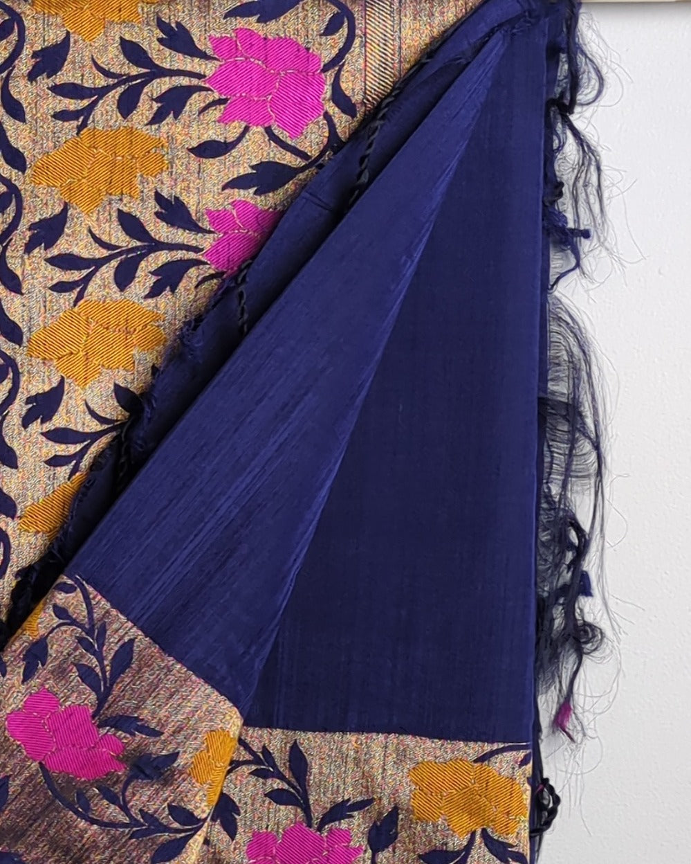 Blue Floral Saaree