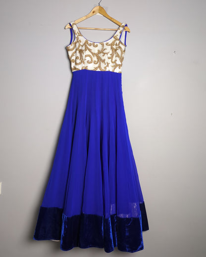 Ananiah Blue Anarkali Dress