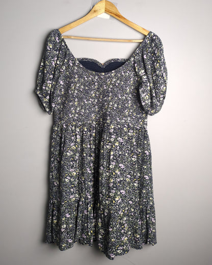 Jdy By Only Blue Floral Dress