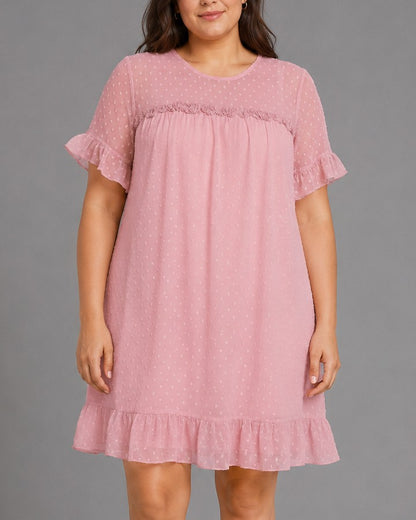 Urbanic Pink Chiffon Blouse