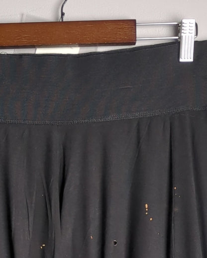 H&M Black Flare Skirt