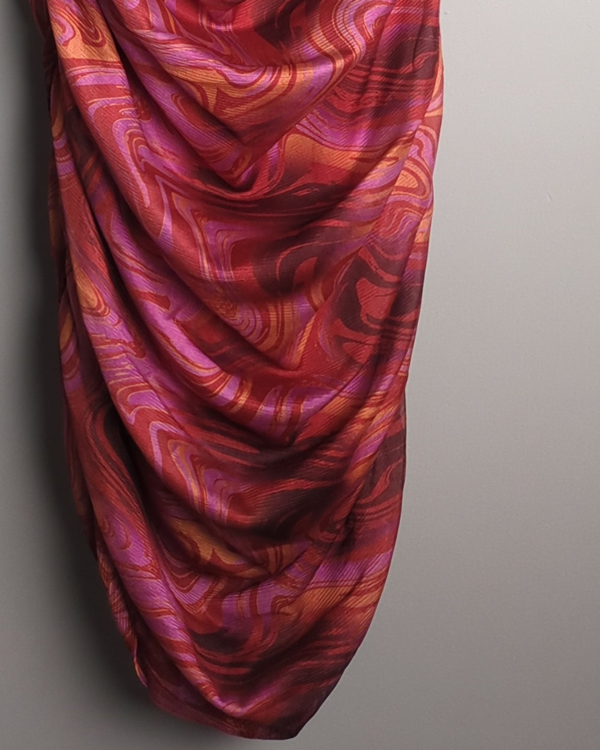 Ketch Red Ruched Dress