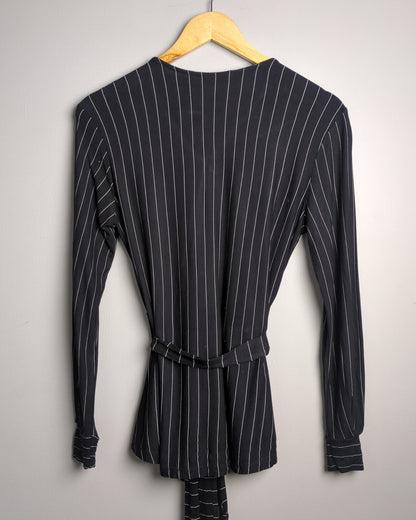 Cottonworld Black Striped Wrap