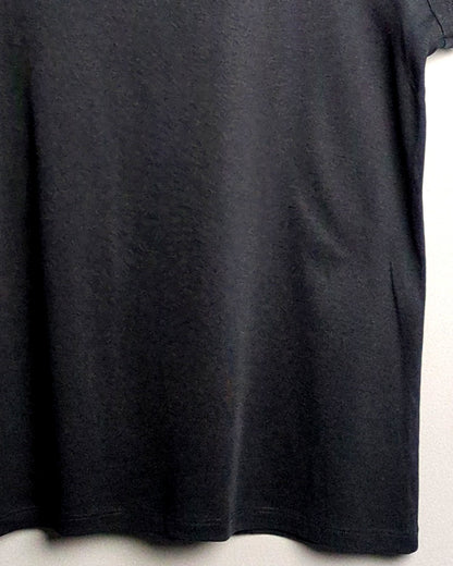 Massimo Dutti Black Crewneck T-Shirt