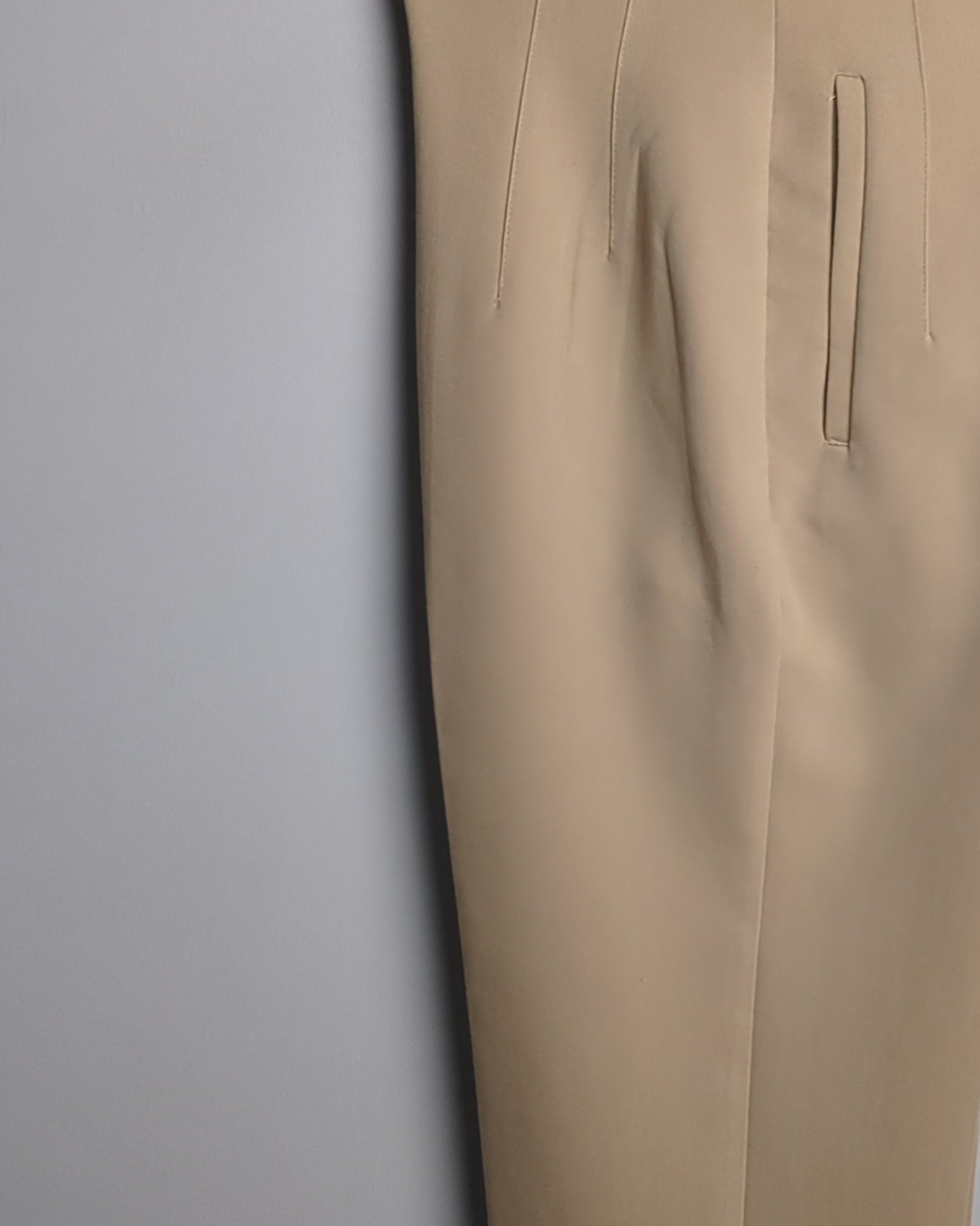 Zara Beige Tailored Trousers