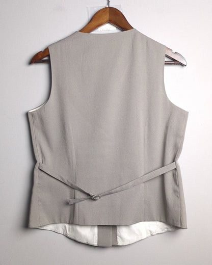 Fable Street Gray Tailored Vest