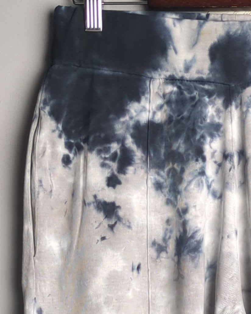 Cotton World Blue Tie-Dye Pants