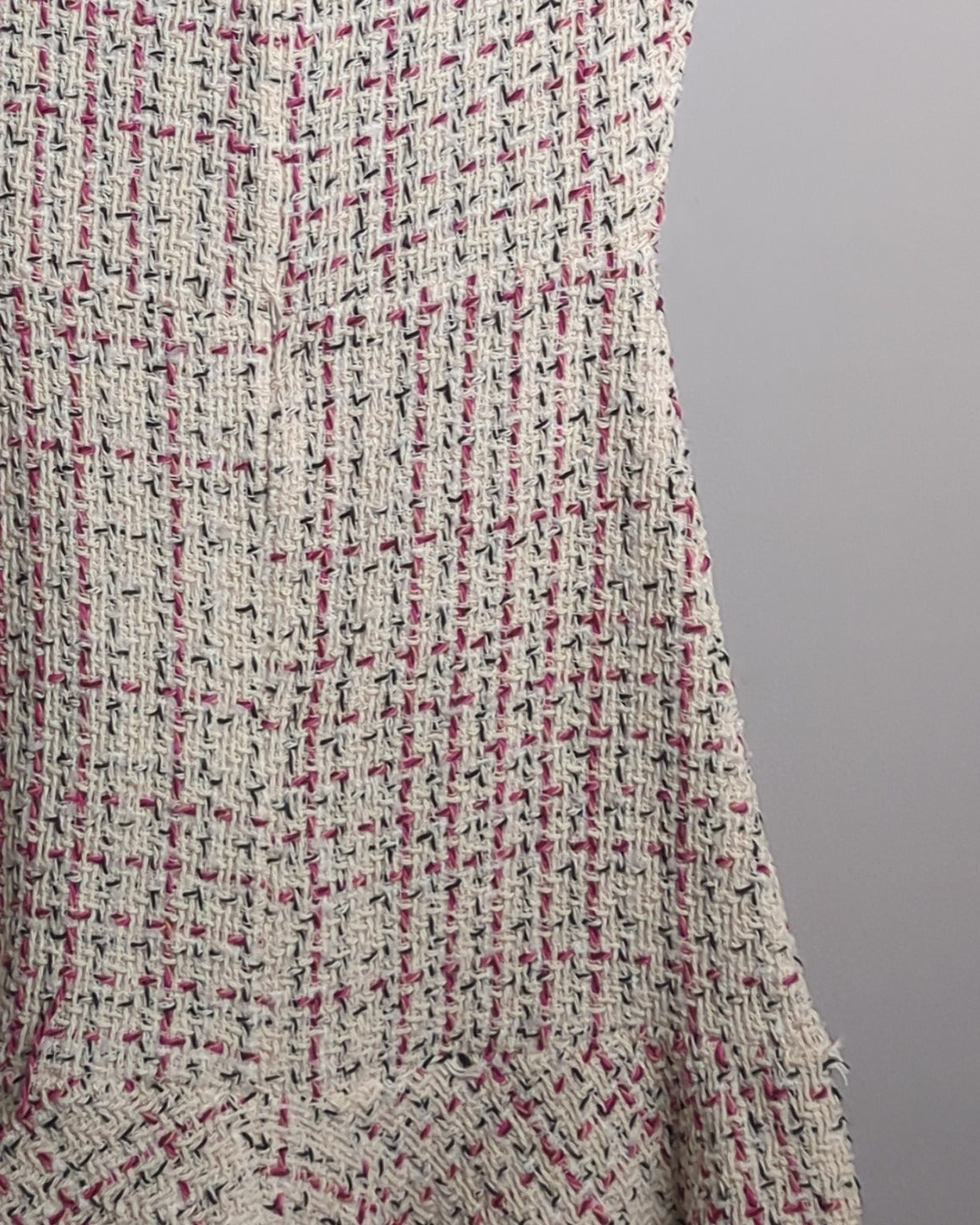 Zara White Tweed Dress