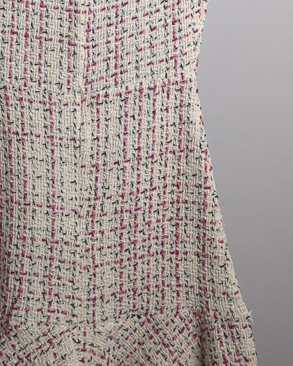Zara White Tweed Dress