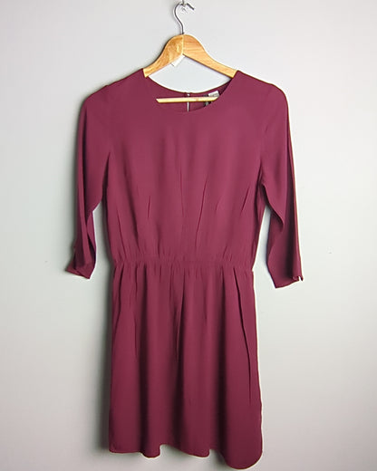 H&M Wine Shift Dress