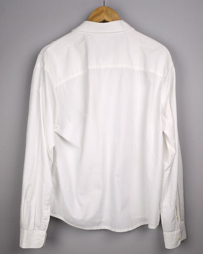 Perry Ellis White Button-Down Shirt