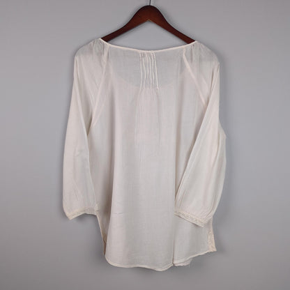 White Long Sleeve Blouse