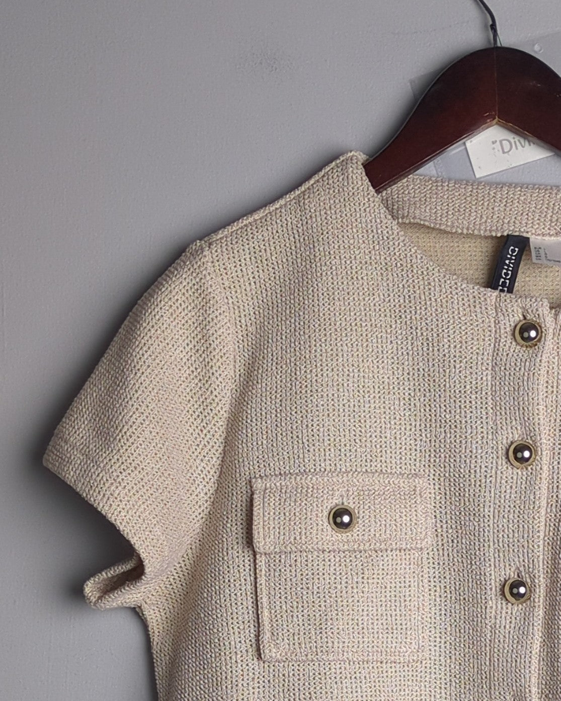 H&M Beige Tweed Jacket