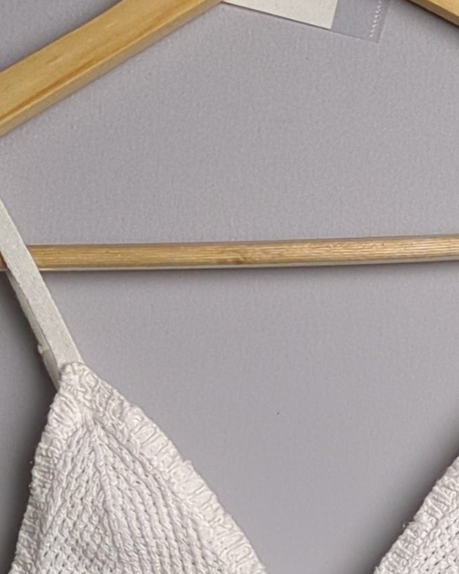 H&M Divided White Knit Bralette