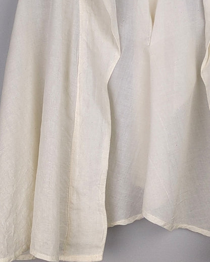 Cero White Sleeveless Vest