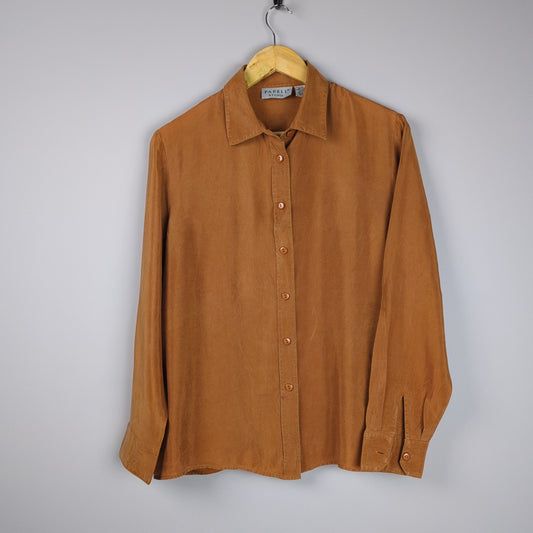 Caramel Button-down