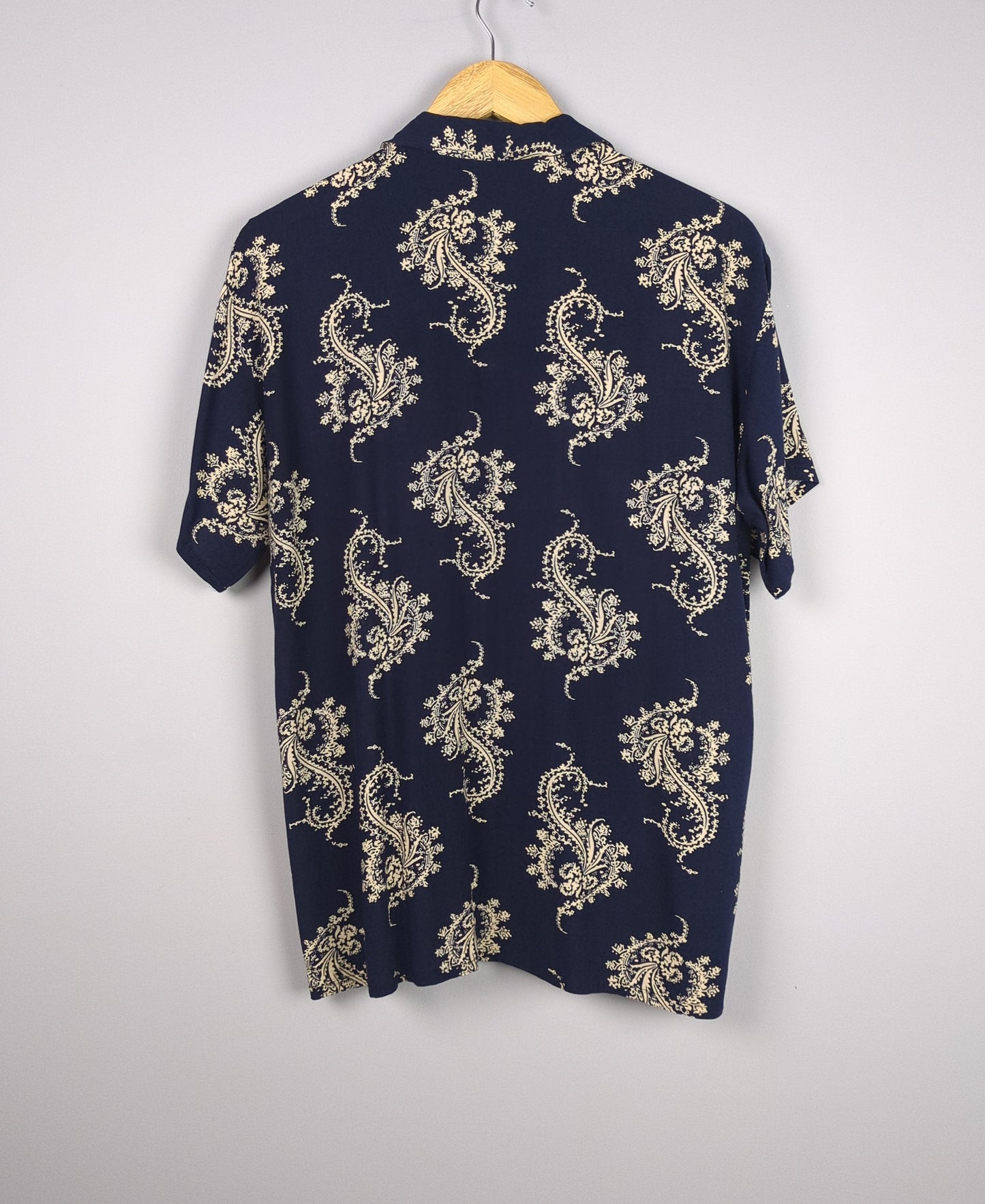 Navy Paisley