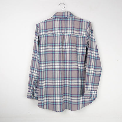Plaid Button-Up Shirt