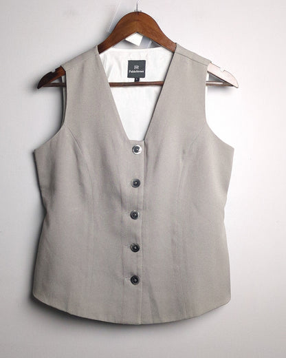 Fable Street Gray Tailored Vest