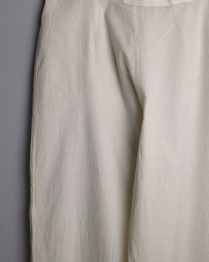 Beige Linen Trousers