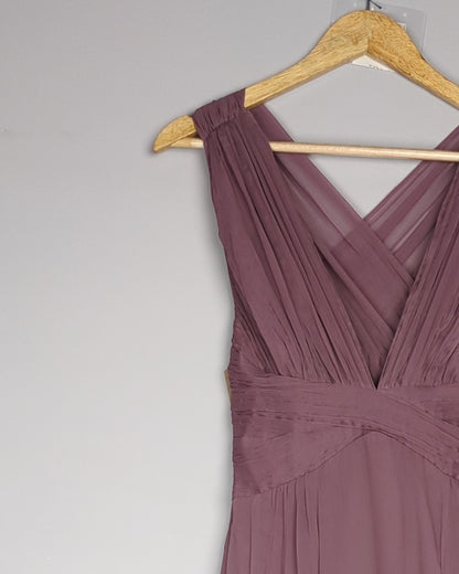 Asos Design Wine Evening Gown