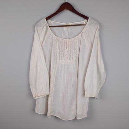 White Long Sleeve Blouse