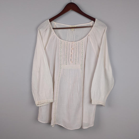 White Long Sleeve Blouse