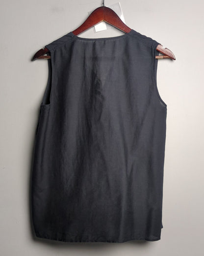 Nicobar Black Sleeveless Top