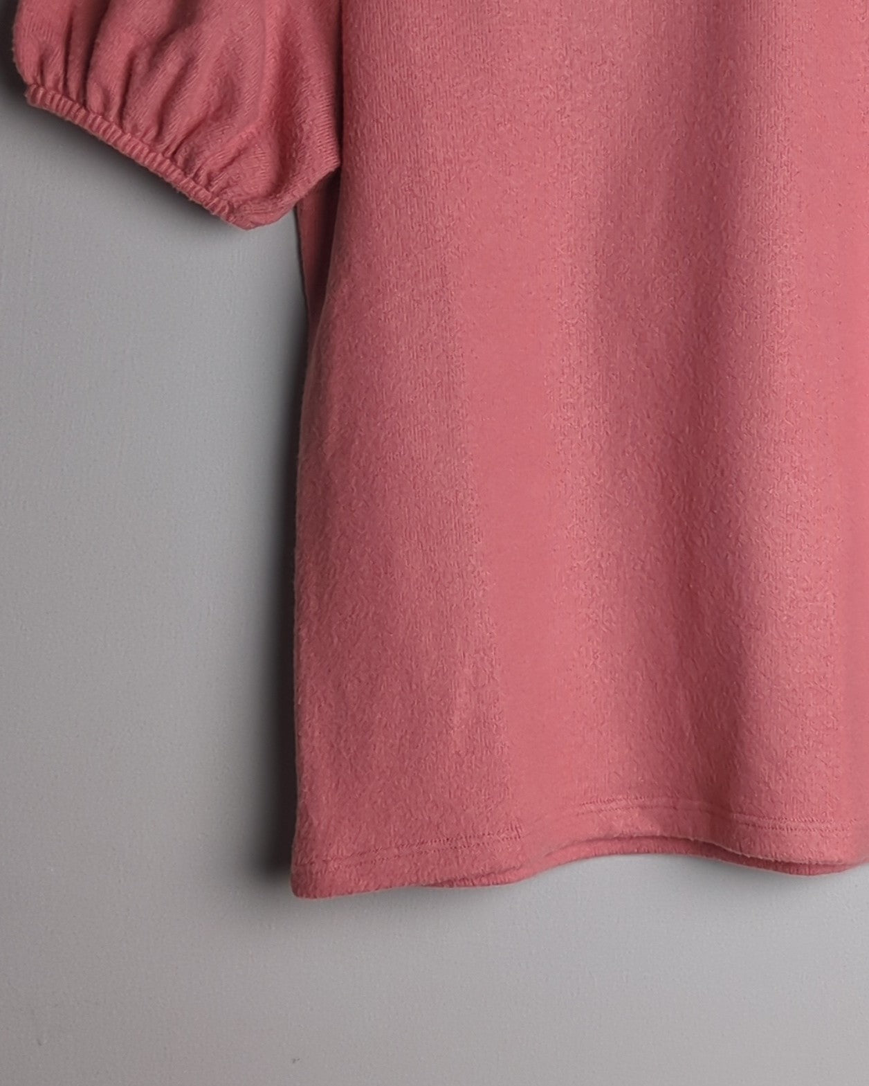 Zara Pink Puff-Sleeve Top