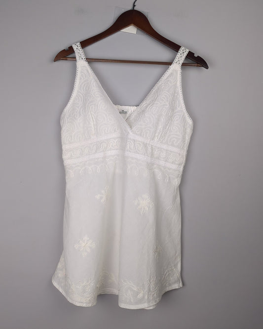 White Sleeveless Camisole
