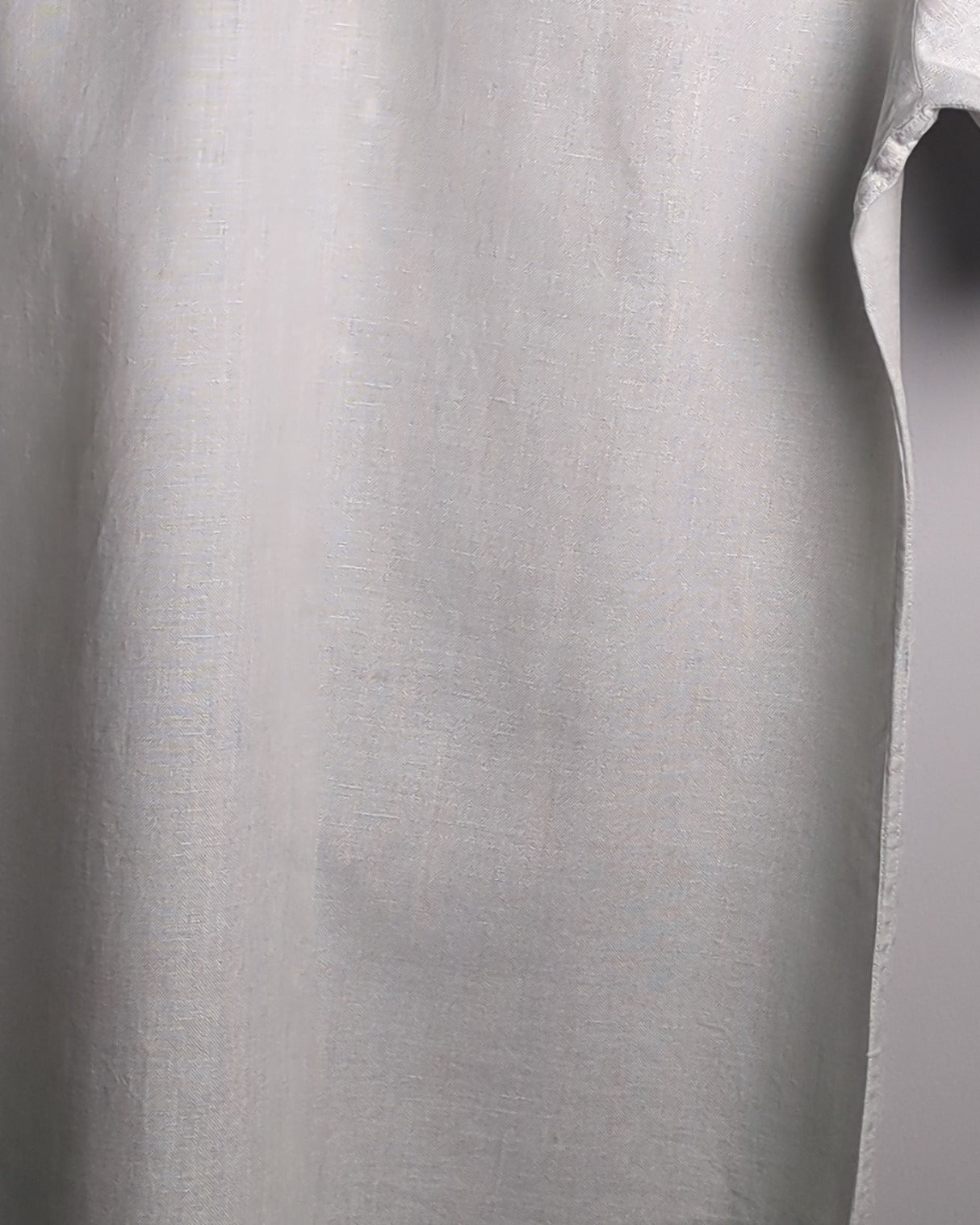 Fabindia Gray Linen Shirt
