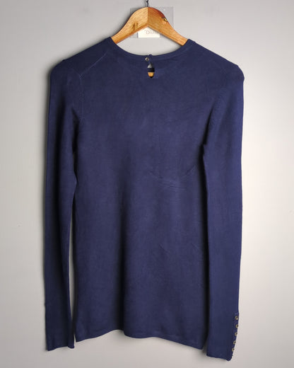 Zara Blue Knit Sweater