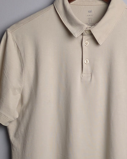 H&M Beige Polo Shirt