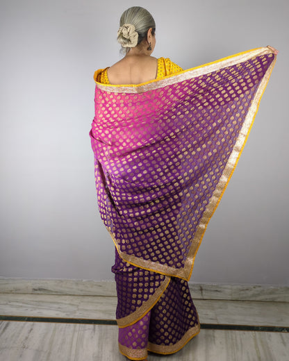Purple Saree