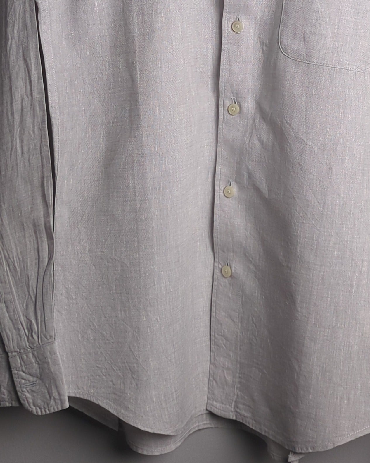 Uniqlo Gray Linen Shirt