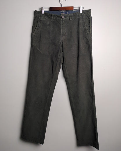 Indian Terrain Green Corduroy Trousers