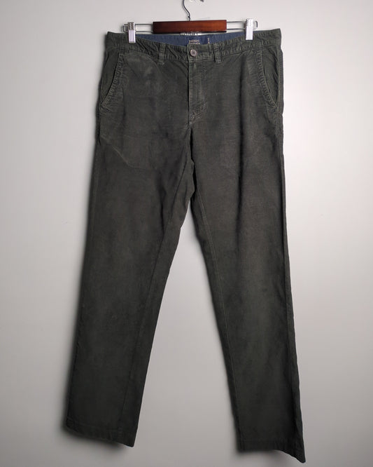 Indian Terrain Green Corduroy Trousers