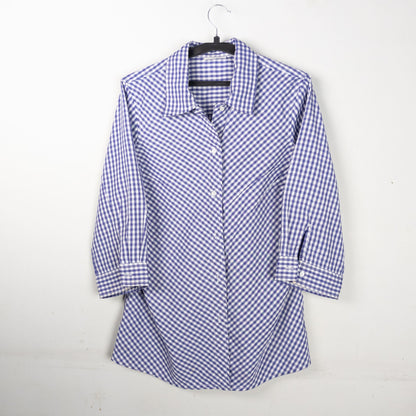 Gingham Button-Up Shirt