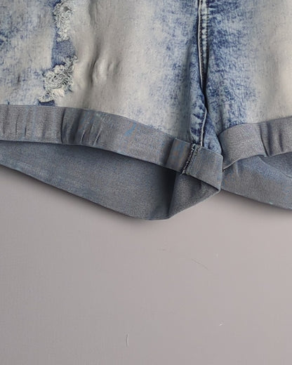 Forever 21 Blue Denim Shorts