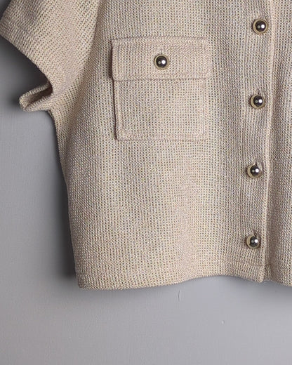 H&M Beige Tweed Jacket